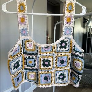 Crochet Square Tank Top